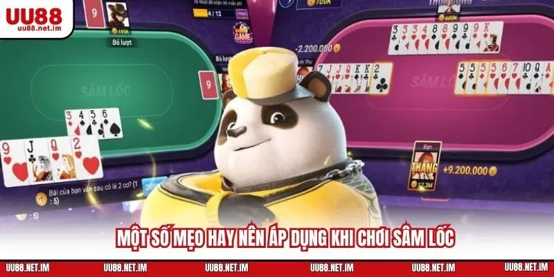 Một số mẹo hay nên áp dụng khi chơi sâm lốc